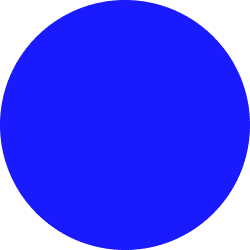 Image of a Solid Blue Circle