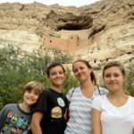 The Founder of CoolBiz Web Design with His Family at Montezuma's Castle in Arizona