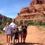 The Founder of CoolBiz Web Design with His Family in Sedona, Arizona