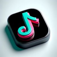 TikTok Logo 3D