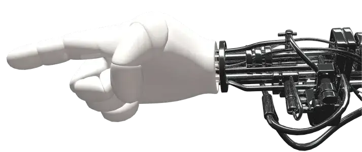 An Image of an AI-Generated Robot Hand Representing the Technology and Capability of AI Imagery