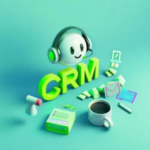 AI Image Representing Customer Service Management (CRM)